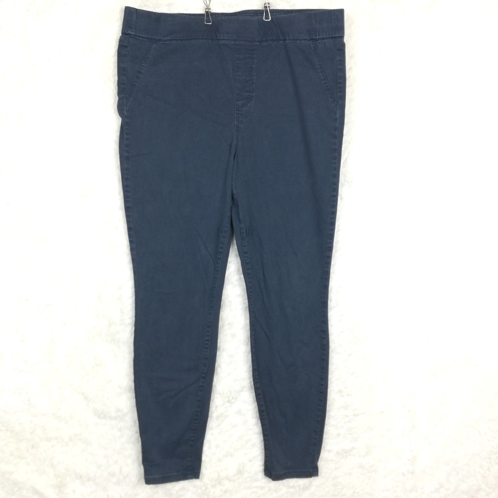 Liverpool Womens Pants Legging Skinny‎ Ankle Blue Sargasso Sea Pull On High 16